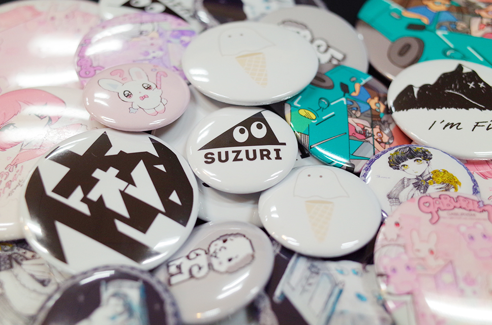 SUZURIに「缶バッジ」がやって来る！という忍者スリスリくん